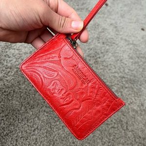 American Leather Company Tandoori Tooled Liberty Wallet